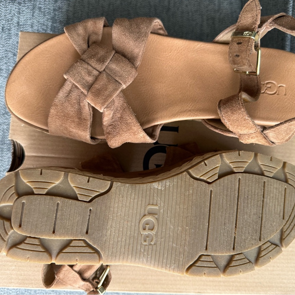UGG Brown Neusch Platform sandals - Picture 2 of 3